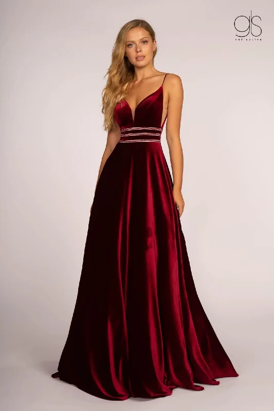 Flash Sales This Week Prom Long Velvet Evening Dress Formal Ball Gown