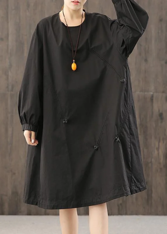 Chic And Affordable Fashion – Shop Now And Save DIY black dresses o neck Cinched Dress Chic And Affordable Fashion – Shop Now And Save DIY black dresses o neck Cinched Dress