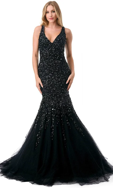 Online Boutiques Affordable Aspeed Design L2802K - Cutout Back Mermaid Evening Gown