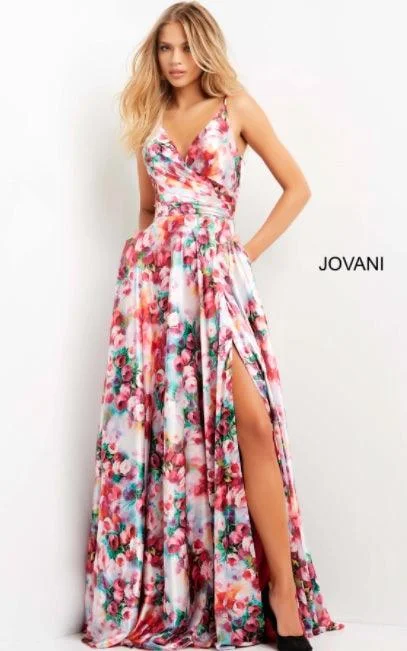 Fashion Sale Jovani 09029 Spaghetti Strap Long Sexy Prom Dress