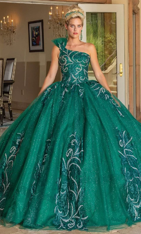 Special Offers, Don't Miss Dancing Queen 1733 - Bow One Shoulder Quinceanera Ballgown