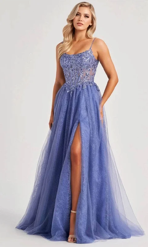 Durable Fashion Picks Colette By Daphne CL8240 - Illusion Corset Prom Gown