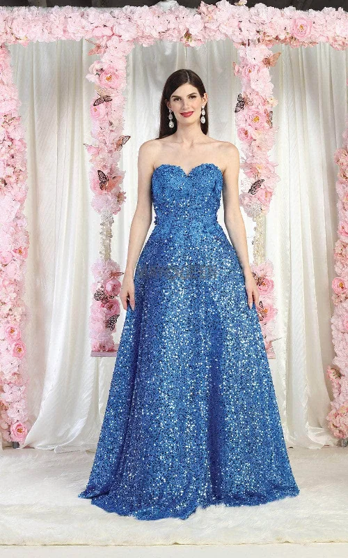 Wardrobe Essentials May Queen RQ8025 - Strapless Gown