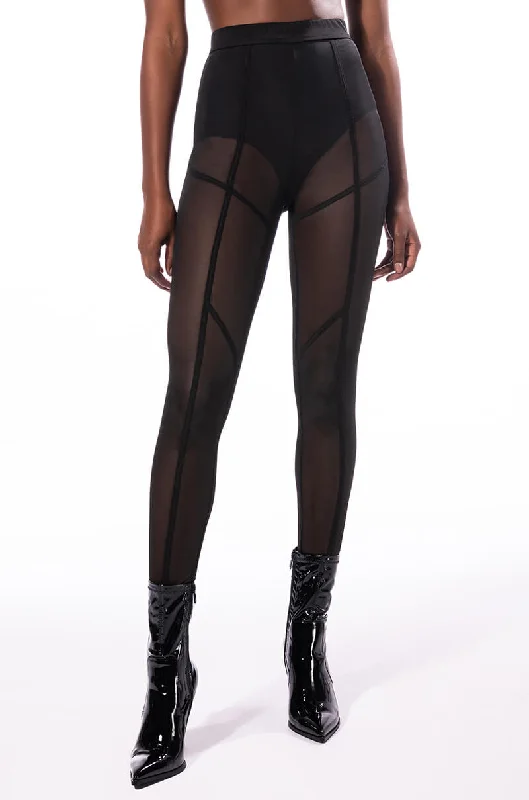 Limited Time Offer FAKE IT TIL YOU MAKE IT MESH LEGING