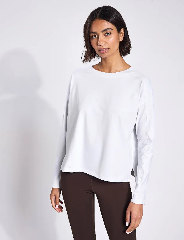 Best Online Boutiques ReSet Long Sleeve Tee - White