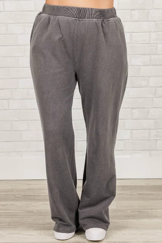 Valentine's Special Keeping It Simple Pants, Charcoal