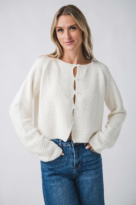 Boho Chic Fashion Things Between Textured Knit Cardigan